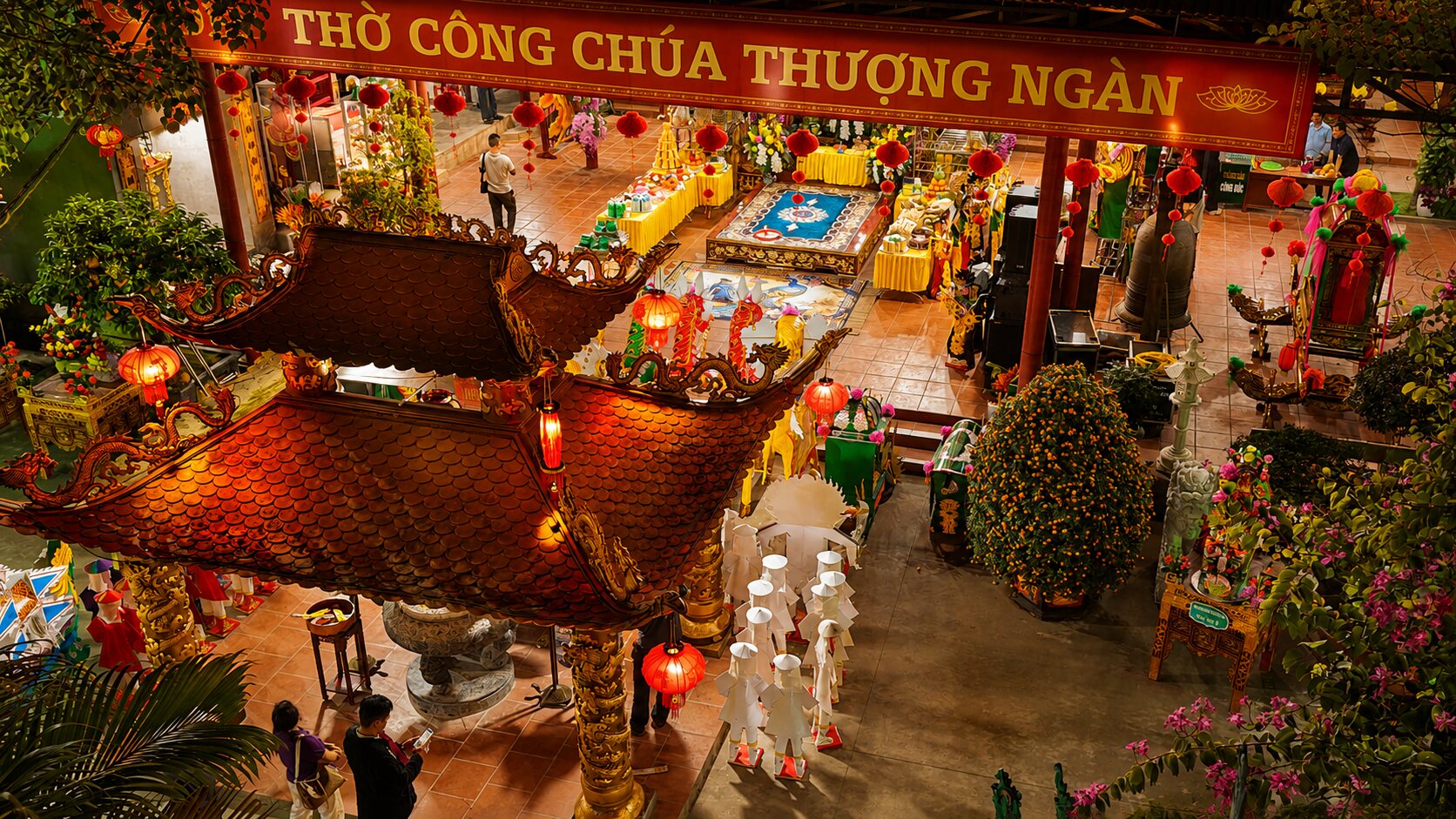 Vãn cảnh Đền Cô Tân An