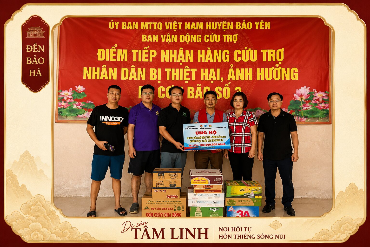 LỜI KÊU GỌI ỦNG HỘ NHÂN DÂN KHẮC PHỤC THIÊN TAI