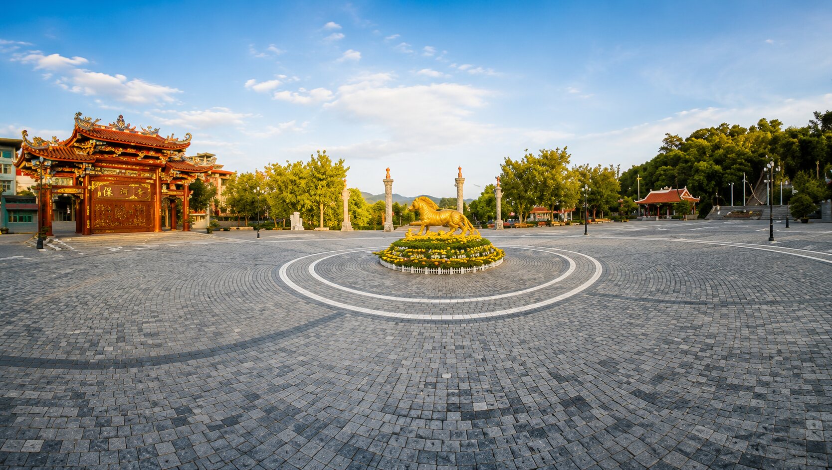 Sân đền