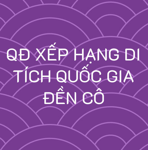 Quyết định về việc xếp hạng di tích quốc gia Đền Cô